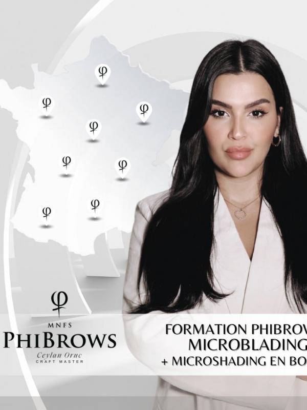 FORMATION PHIBROWS MICROBLADING À LYON - 2 JOURS